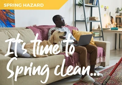 Keep your pet safe and healthy whilst you're Spring cleaning