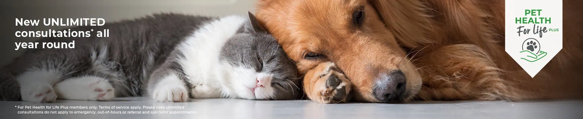 Cat and Dog Pet Health for Life Plans